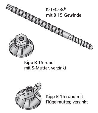 K-TEC-3s© concrete screw :: BETOMAX systems