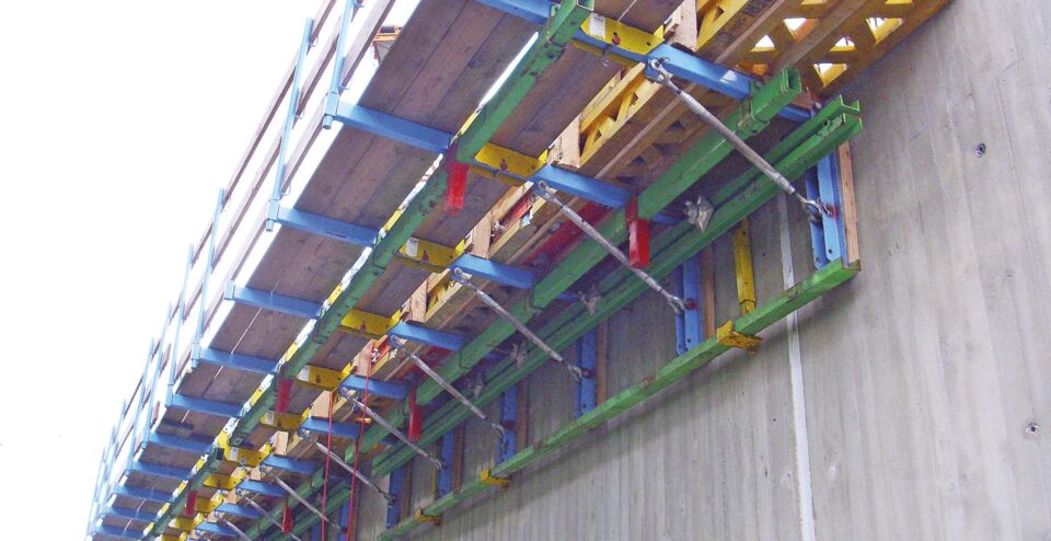 Elementschalung vertikal